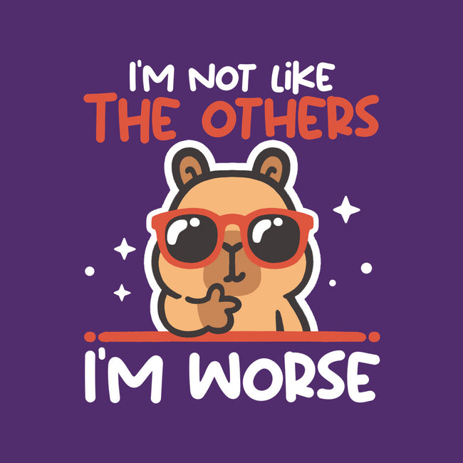 I'm Worse Capybara-Youth-Basic-Tee-NemiMakeit