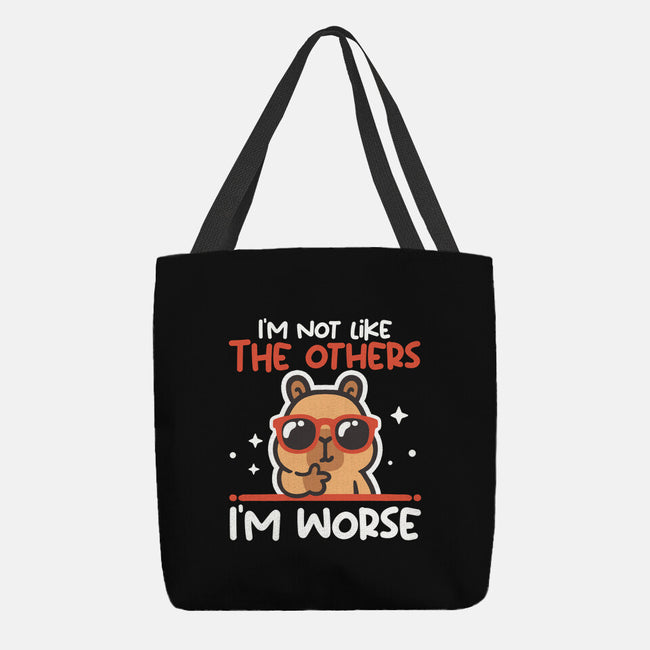 I'm Worse Capybara-None-Basic Tote-Bag-NemiMakeit