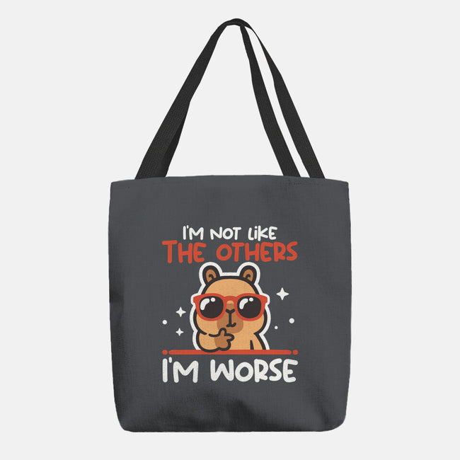 I'm Worse Capybara-None-Basic Tote-Bag-NemiMakeit