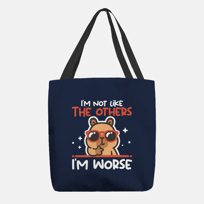 I'm Worse Capybara-None-Basic Tote-Bag-NemiMakeit