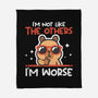 I'm Worse Capybara-None-Fleece-Blanket-NemiMakeit