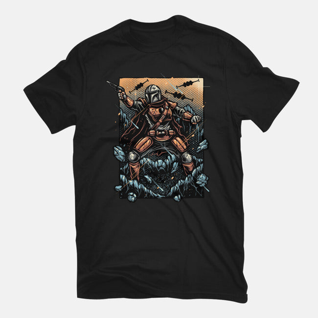 Attack Of The Bounty Hunter-Mens-Heavyweight-Tee-glitchygorilla