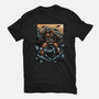 Attack Of The Bounty Hunter-Womens-Fitted-Tee-glitchygorilla