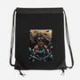 Attack Of The Bounty Hunter-None-Drawstring-Bag-glitchygorilla
