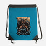 Attack Of The Bounty Hunter-None-Drawstring-Bag-glitchygorilla