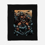 Attack Of The Bounty Hunter-None-Fleece-Blanket-glitchygorilla