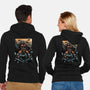 Attack Of The Bounty Hunter-Unisex-Zip-Up-Sweatshirt-glitchygorilla