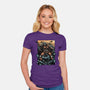 Attack Of The Bounty Hunter-Womens-Fitted-Tee-glitchygorilla