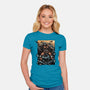Attack Of The Bounty Hunter-Womens-Fitted-Tee-glitchygorilla