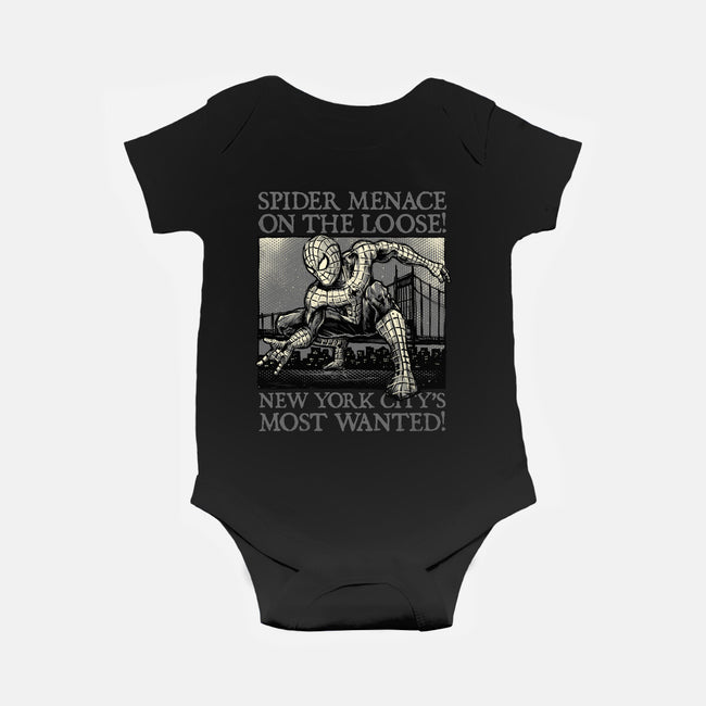 NYC Most Wanted-Baby-Basic-Onesie-glitchygorilla