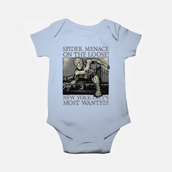 NYC Most Wanted-Baby-Basic-Onesie-glitchygorilla