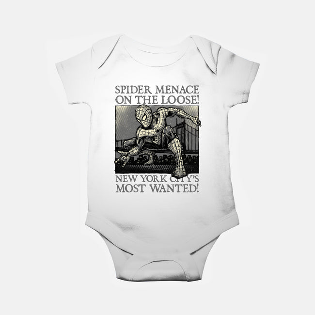 NYC Most Wanted-Baby-Basic-Onesie-glitchygorilla