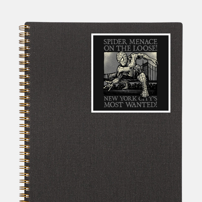NYC Most Wanted-None-Glossy-Sticker-glitchygorilla