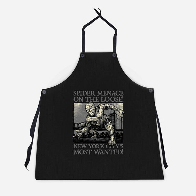 NYC Most Wanted-Unisex-Kitchen-Apron-glitchygorilla