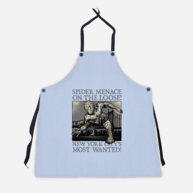 NYC Most Wanted-Unisex-Kitchen-Apron-glitchygorilla