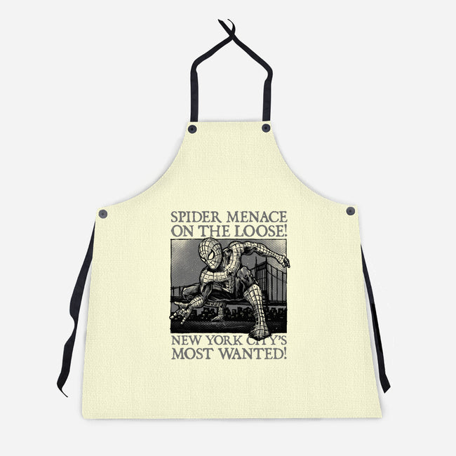 NYC Most Wanted-Unisex-Kitchen-Apron-glitchygorilla