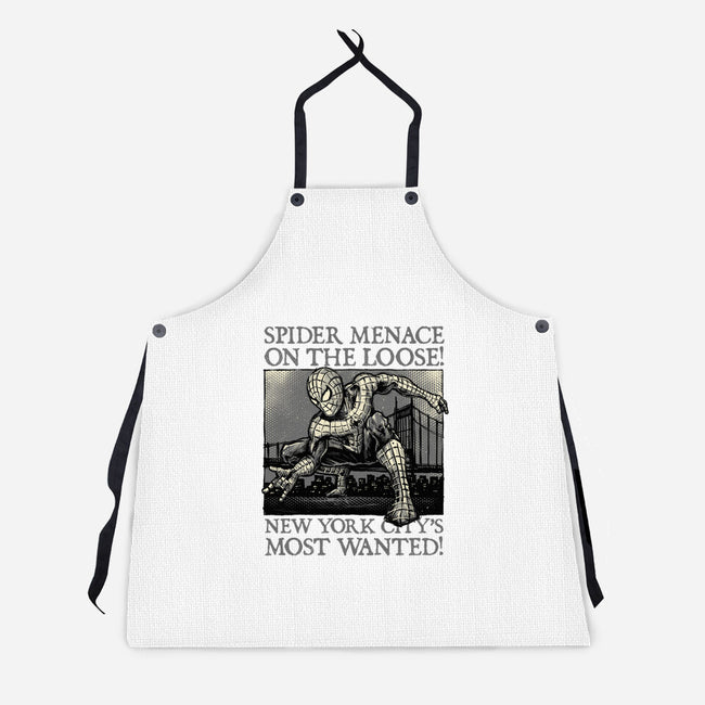 NYC Most Wanted-Unisex-Kitchen-Apron-glitchygorilla
