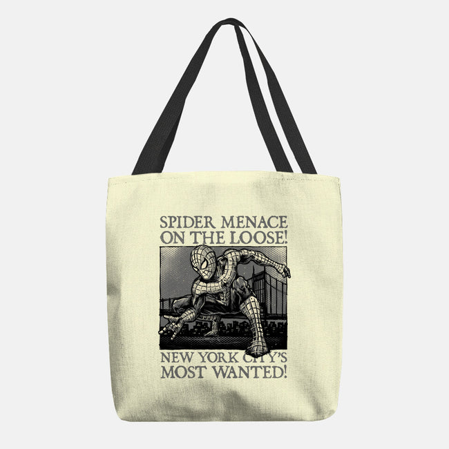 NYC Most Wanted-None-Basic Tote-Bag-glitchygorilla