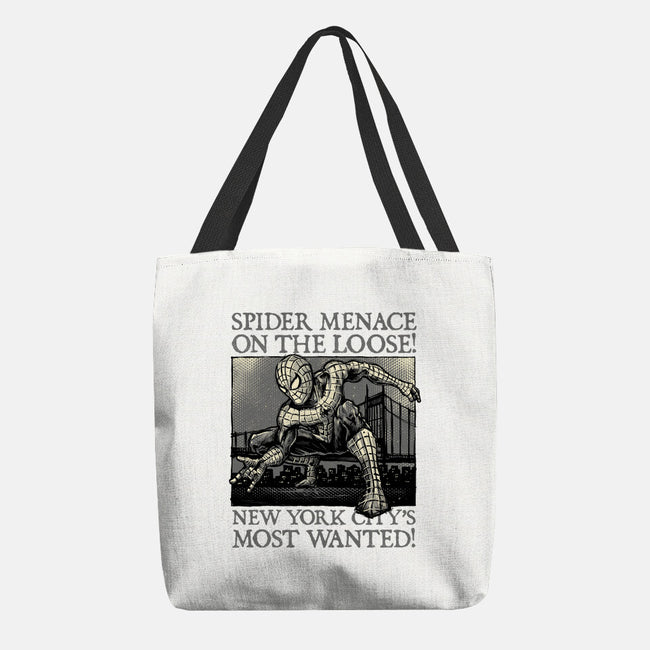 NYC Most Wanted-None-Basic Tote-Bag-glitchygorilla