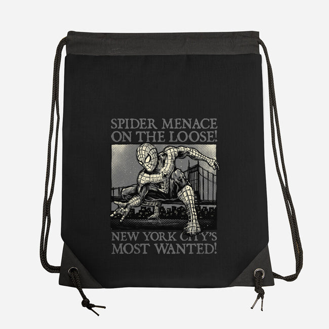 NYC Most Wanted-None-Drawstring-Bag-glitchygorilla