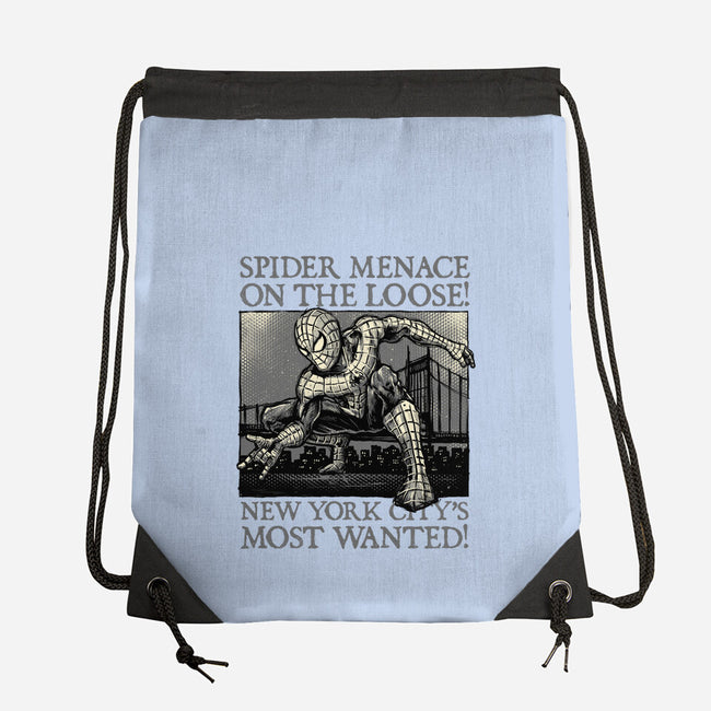 NYC Most Wanted-None-Drawstring-Bag-glitchygorilla