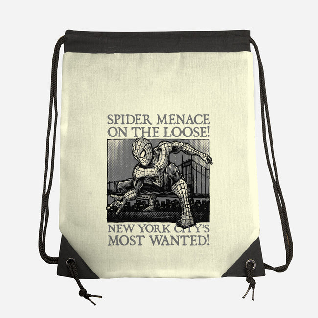 NYC Most Wanted-None-Drawstring-Bag-glitchygorilla