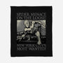 NYC Most Wanted-None-Fleece-Blanket-glitchygorilla