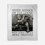NYC Most Wanted-None-Fleece-Blanket-glitchygorilla