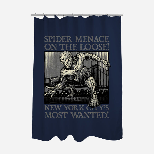 NYC Most Wanted-None-Polyester-Shower Curtain-glitchygorilla