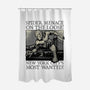 NYC Most Wanted-None-Polyester-Shower Curtain-glitchygorilla