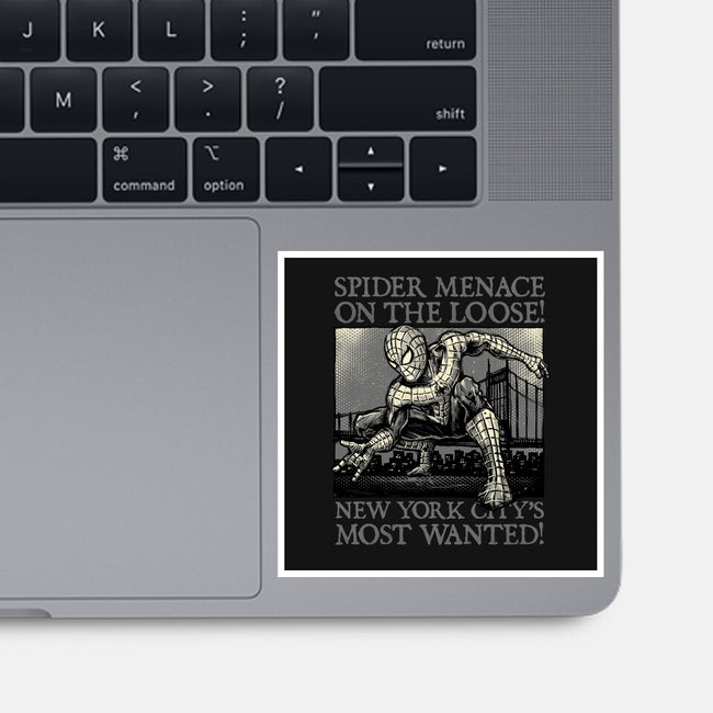 NYC Most Wanted-None-Glossy-Sticker-glitchygorilla