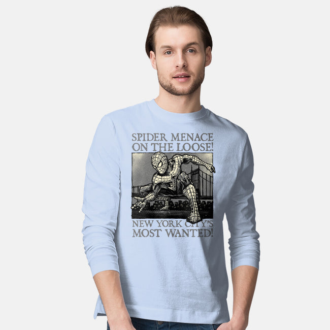 NYC Most Wanted-Mens-Long Sleeved-Tee-glitchygorilla