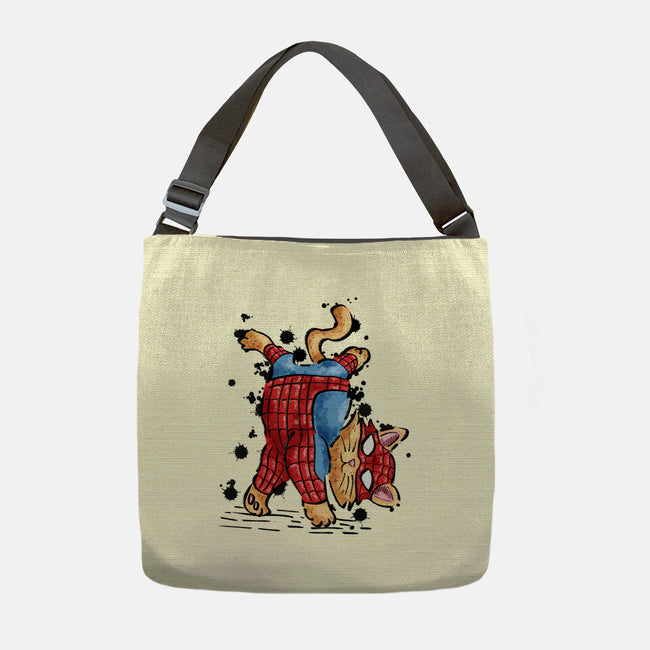 Spider Crawl-None-Adjustable Tote-Bag-nickzzarto