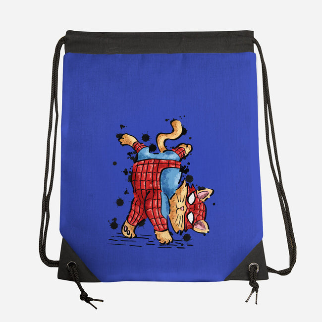 Spider Crawl-None-Drawstring-Bag-nickzzarto
