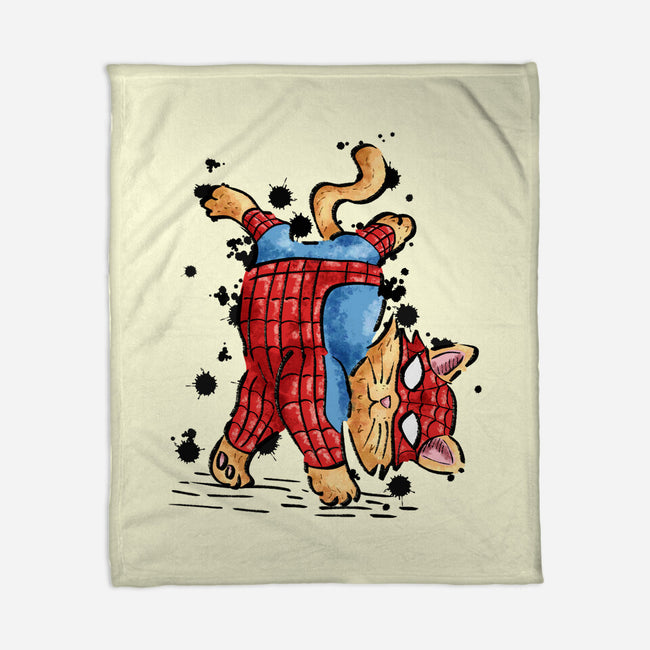 Spider Crawl-None-Fleece-Blanket-nickzzarto