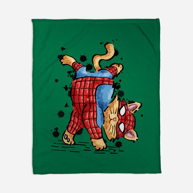 Spider Crawl-None-Fleece-Blanket-nickzzarto