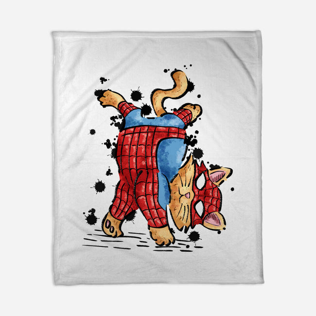 Spider Crawl-None-Fleece-Blanket-nickzzarto