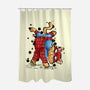 Spider Crawl-None-Polyester-Shower Curtain-nickzzarto