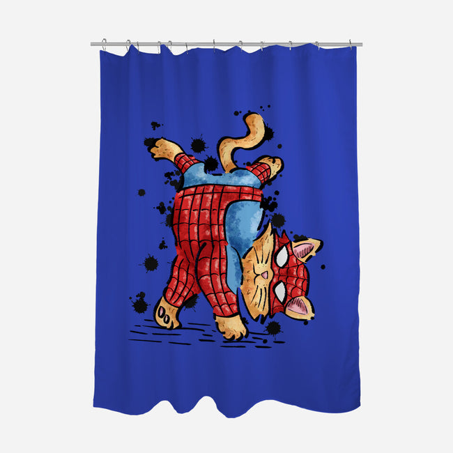 Spider Crawl-None-Polyester-Shower Curtain-nickzzarto