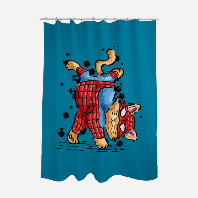 Spider Crawl-None-Polyester-Shower Curtain-nickzzarto