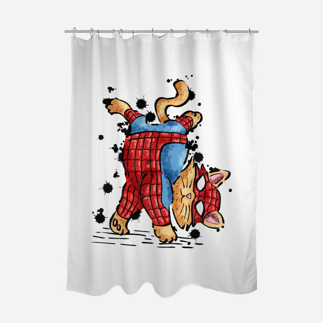 Spider Crawl-None-Polyester-Shower Curtain-nickzzarto