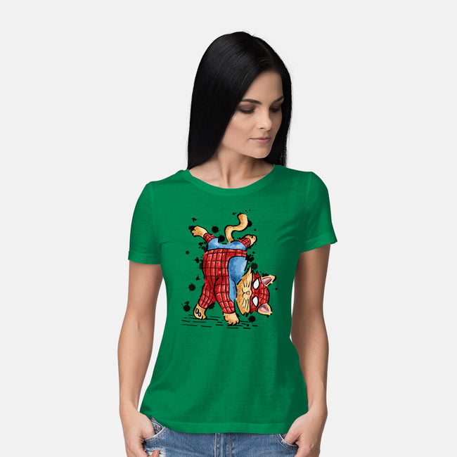 Spider Crawl-Womens-Basic-Tee-nickzzarto
