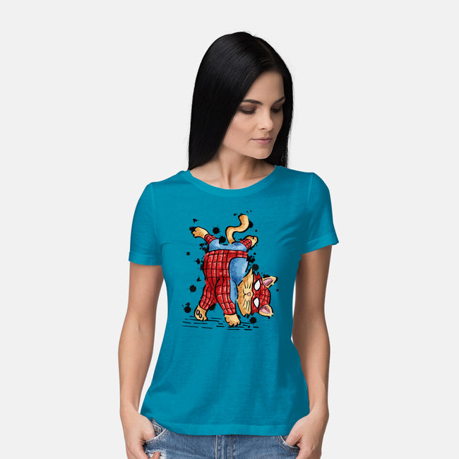 Spider Crawl-Womens-Basic-Tee-nickzzarto