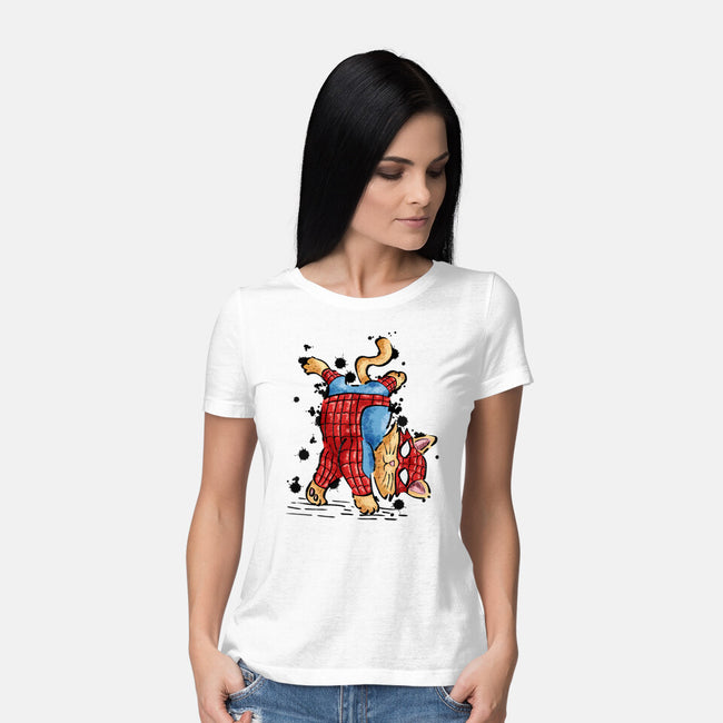 Spider Crawl-Womens-Basic-Tee-nickzzarto