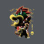 Koopa King Nightsky-Womens-Basic-Tee-Astrobot Invention