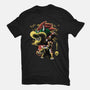 Koopa King Nightsky-Womens-Basic-Tee-Astrobot Invention
