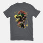 Koopa King Nightsky-Womens-Basic-Tee-Astrobot Invention