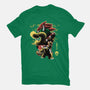 Koopa King Nightsky-Womens-Basic-Tee-Astrobot Invention