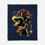Koopa King Nightsky-None-Fleece-Blanket-Astrobot Invention