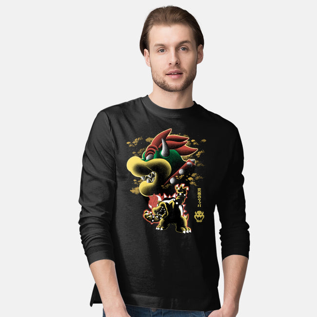 Koopa King Nightsky-Mens-Long Sleeved-Tee-Astrobot Invention